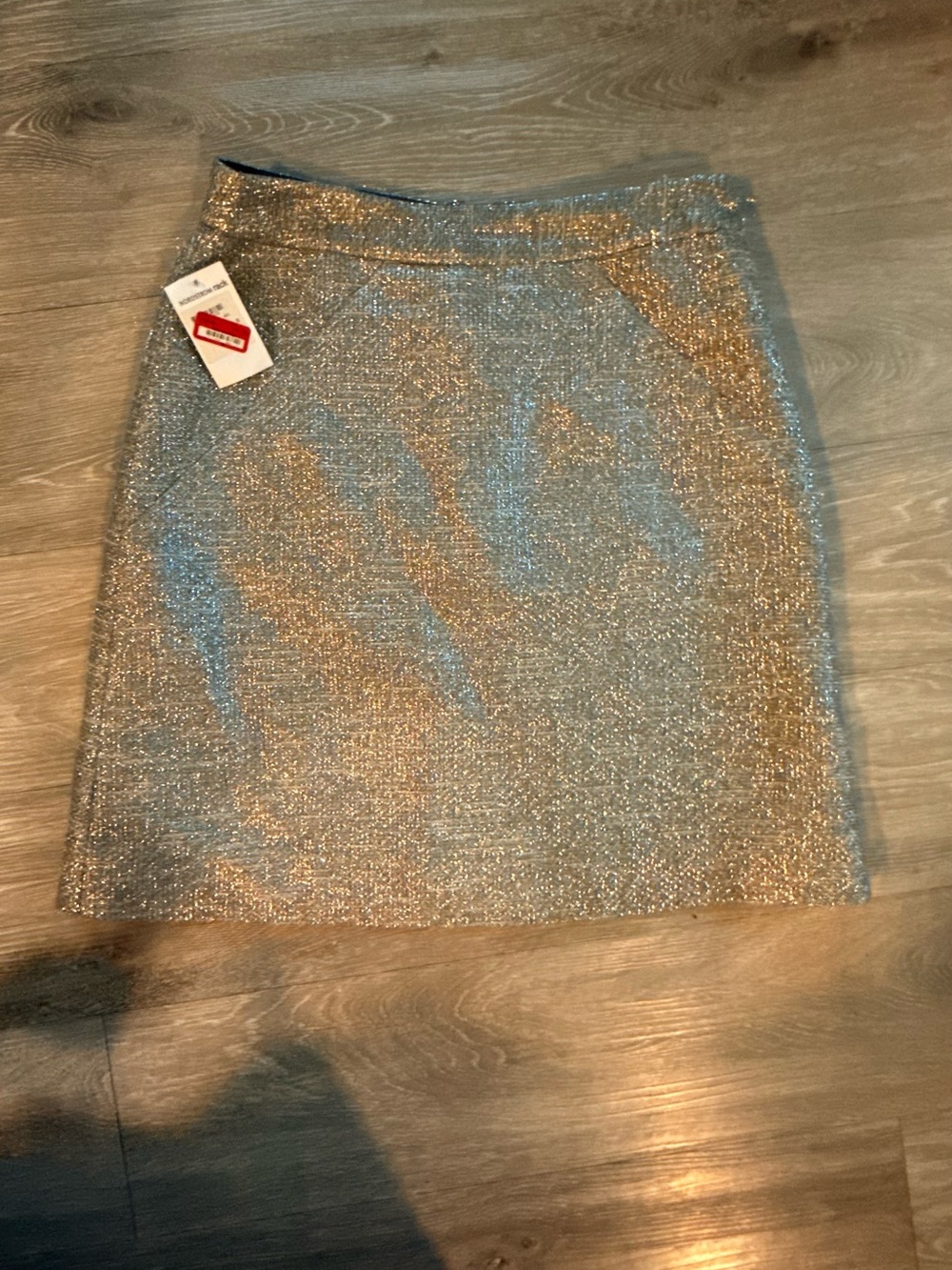 kate spade Metallic Gold Pencil Skirt